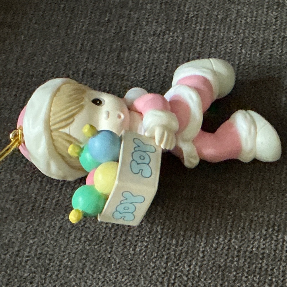 Hallmark Marty Links Lollipops Merry Christmas 1975 Ornament & Precious Moments - Picture 9 of 11